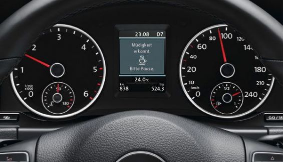 Volkswagen: novedades de equipamiento 2012 (detector de fatiga)