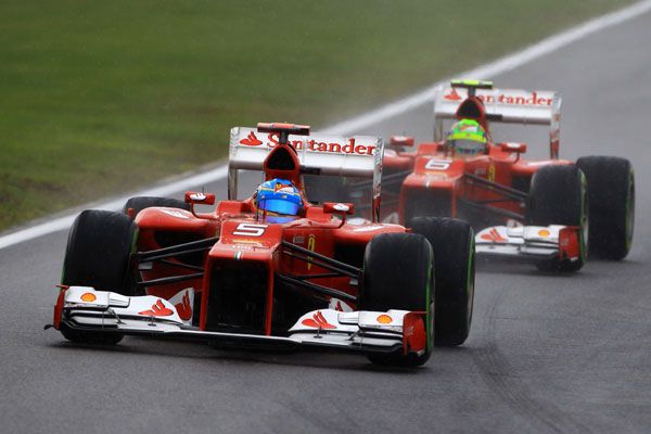 Felipe Massa se volvió a quedar a un mundo su compañero de equipo en clasificación