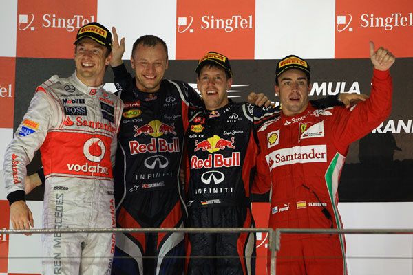 Segunda victoria de la temporada para Vettel, que se pone a 29 puntos de Alonso en el Mundial