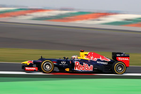 Sebastian Vettel, el más rápido el viernes en la India