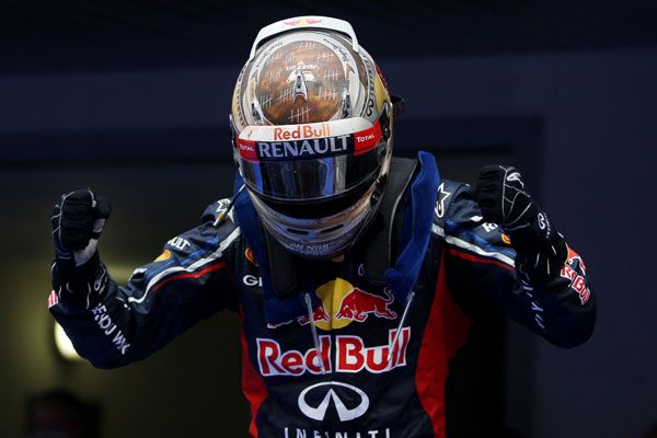 Cuarta victoria consecutiva de Vettel, la quinta de la temporada