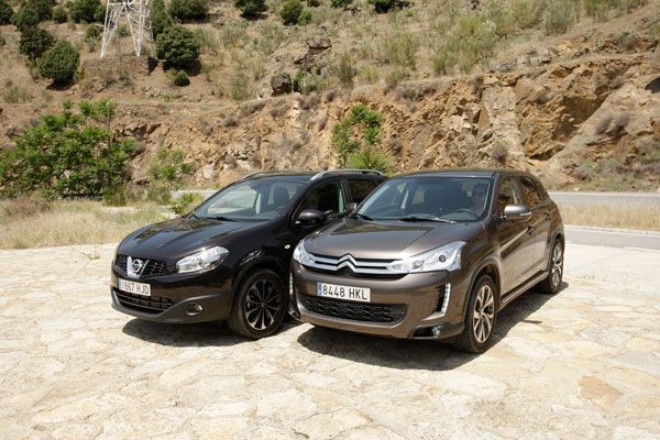 Citroën C4 Aircross 1.8 HDi 2WD vs Nissan Qashqai 1.6 dCi 4x2