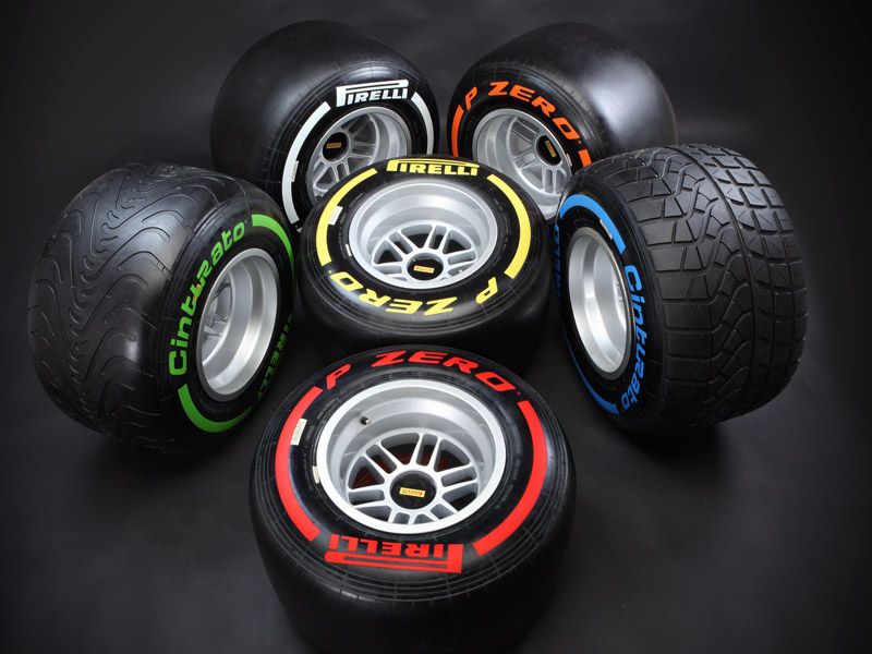 Nuevos neumáticos de la Fórmula 1 2013 de Pirelli