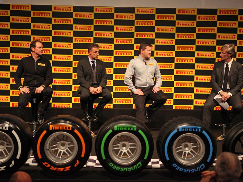 Nuevos neumáticos de la Fórmula 1 2013 de Pirelli