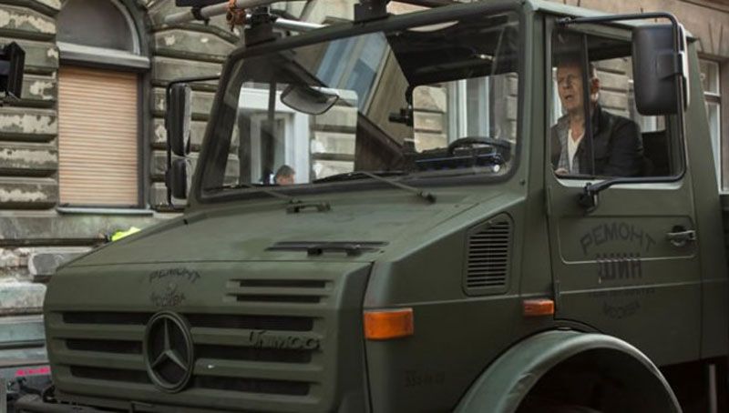 Los Mercedes de 'La Jungla: Un buen día para morir'