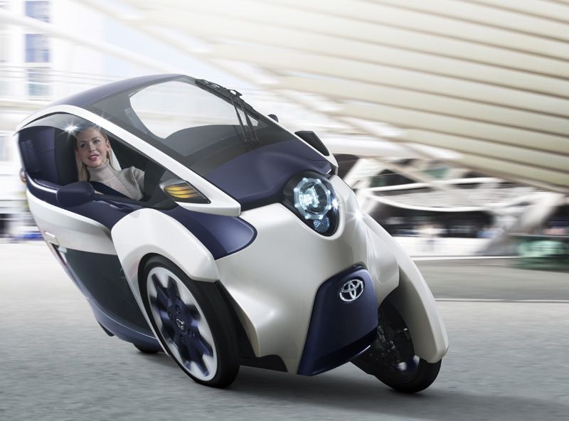Toyota i-Road, un eléctrico de 3 ruedas