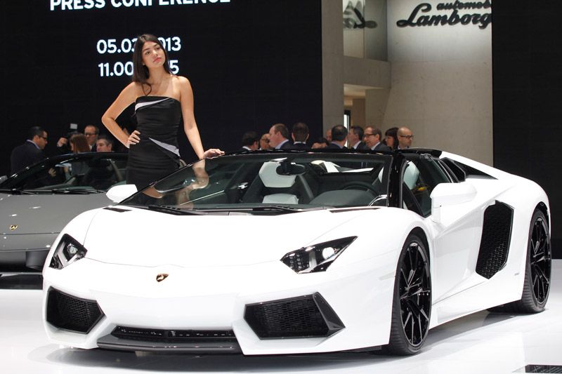 Las chicas del Salón del Automóvil de Ginebra 2013