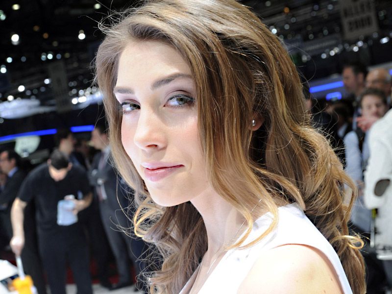 Las chicas del Salón del Automóvil de Ginebra 2013