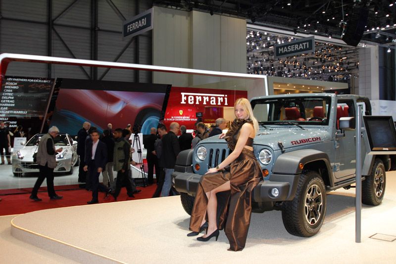 Las chicas del Salón del Automóvil de Ginebra 2013