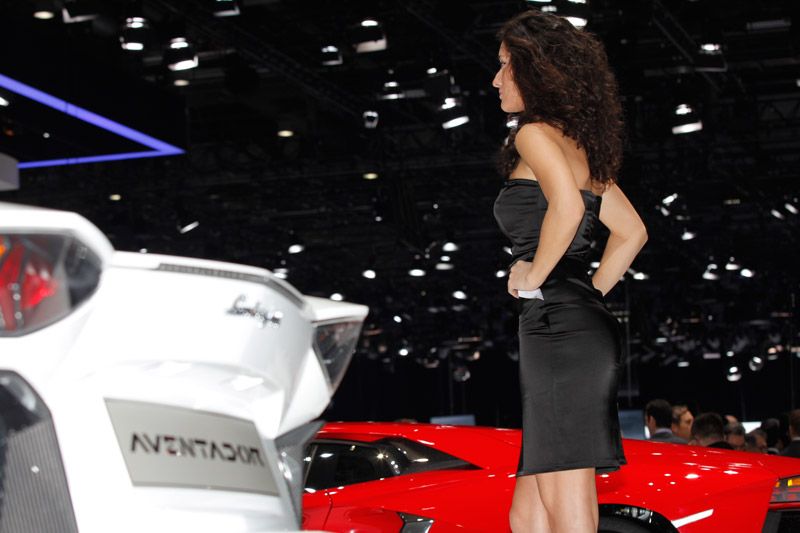 Las chicas del Salón del Automóvil de Ginebra 2013