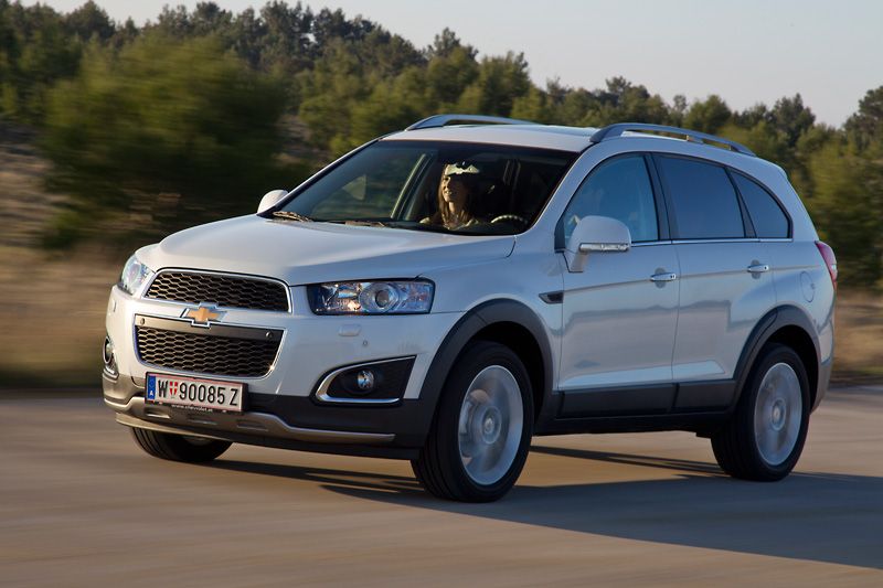 Chevrolet Captiva 2013, ligero lavado de cara