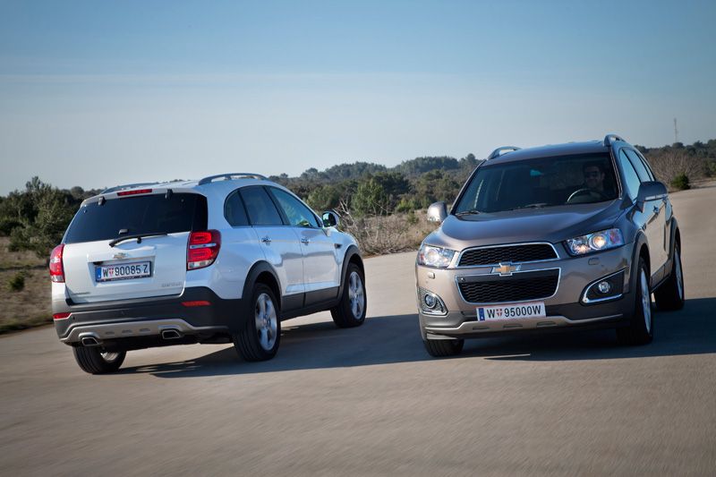 Chevrolet Captiva 2013, ligero lavado de cara