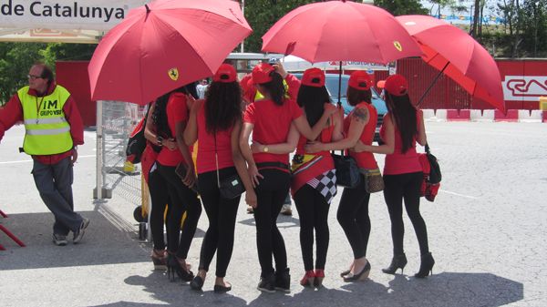 Las fotos más curiosas del GP de España