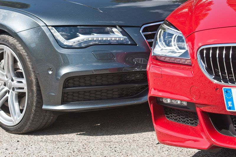 Comparativa: Audi A7 Sportback 3.0 BI TDI Quattro vs BMW Serie 6 Gran Coupe 640D