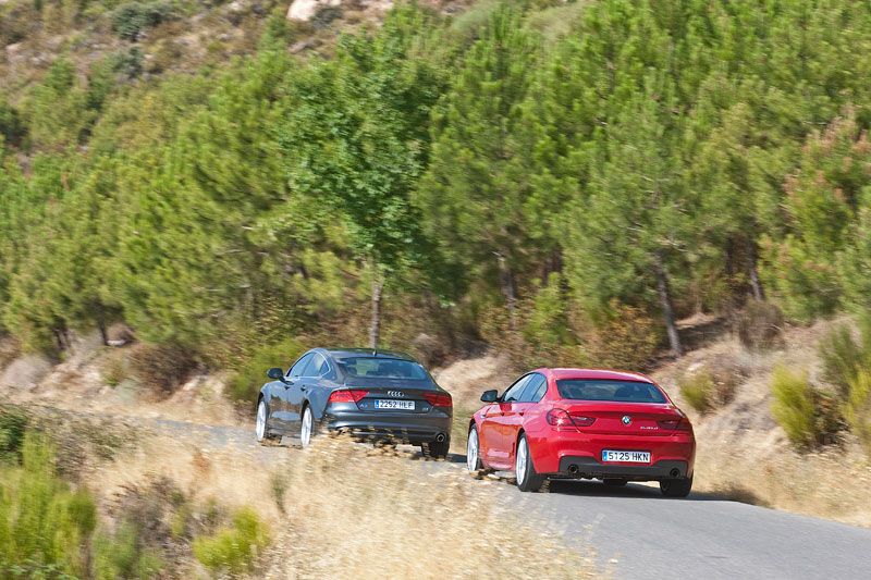 Comparativa: Audi A7 Sportback 3.0 BI TDI Quattro vs BMW Serie 6 Gran Coupe 640D