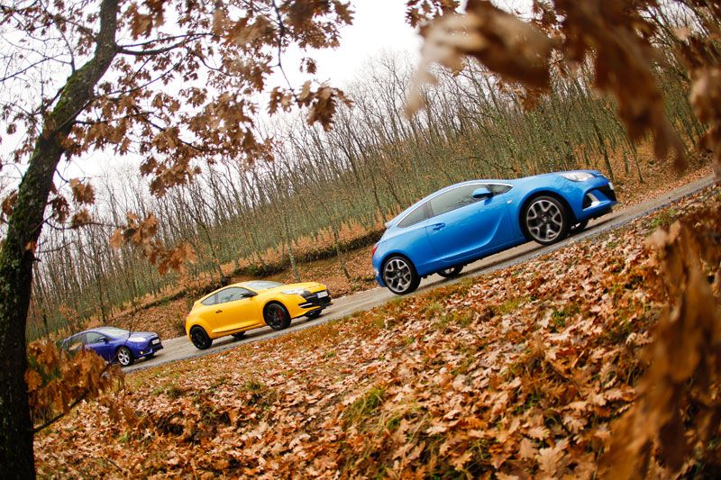 Comparativa: Ford Focus ST vs Opel Astra OPC y Renault Mégane RS CUP