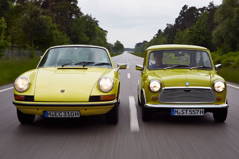 El Mini Classic felicita al Porsche 911