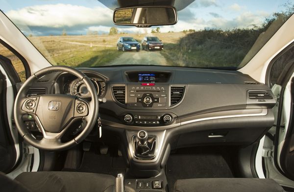 Comparativa: Honda CR-V vs Mazda CX-5 y Mitsubishi Outlander