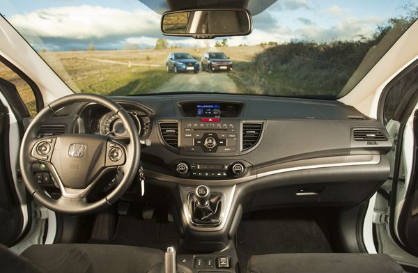 Comparativa: Honda CR-V vs Mazda CX-5 y Mitsubishi Outlander