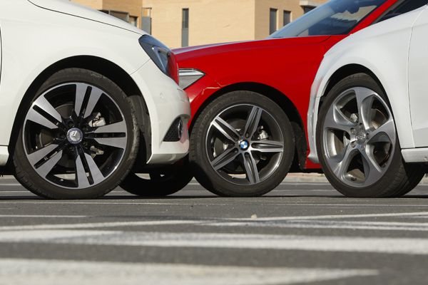 Comparativa: Audi A3 Sportback 2.0 TDi vs BMW 118d y Mercedes A 200 CDI BE