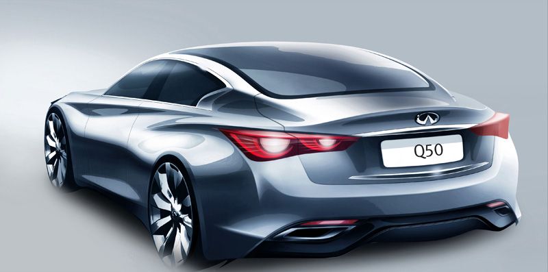 Infiniti Q50, el diseño de los nuevos Infiniti