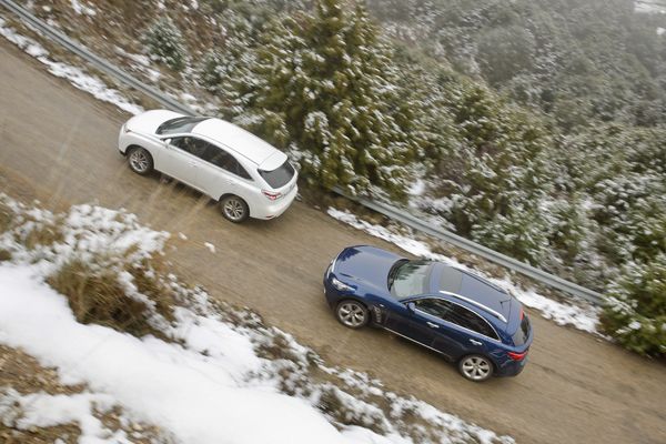 Comparativa: Lexus RX450h vs Infiniti FX 3.0D, SUVs de diseño