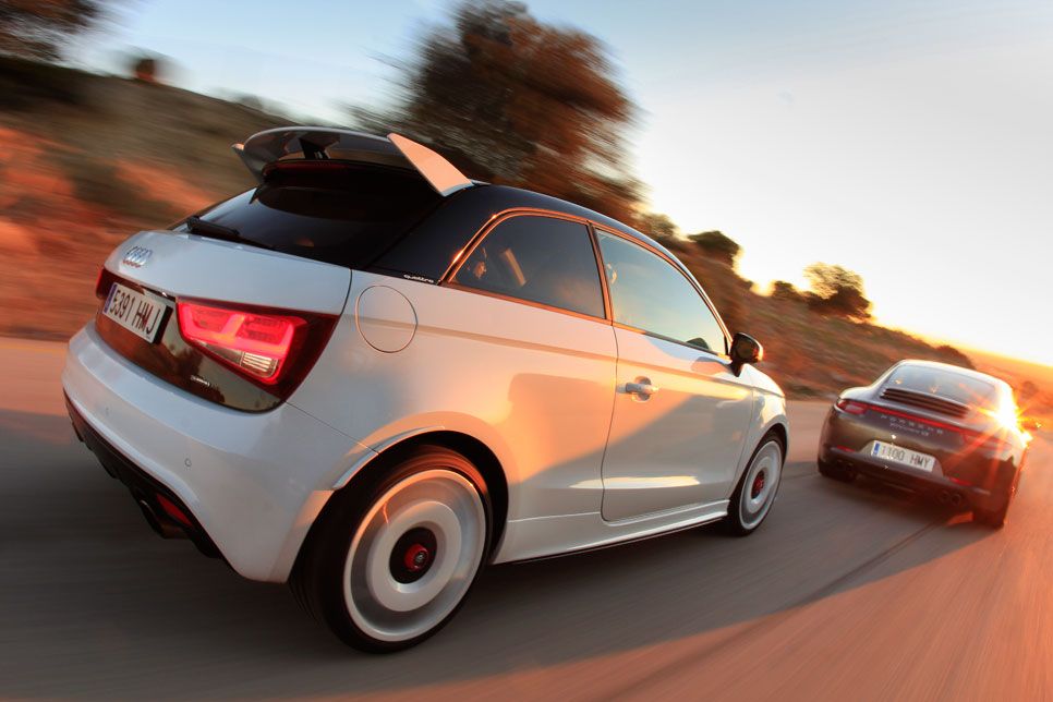 Comparativa: Audi A1 quattro vs Porsche 911 Carrera 4S PDK
