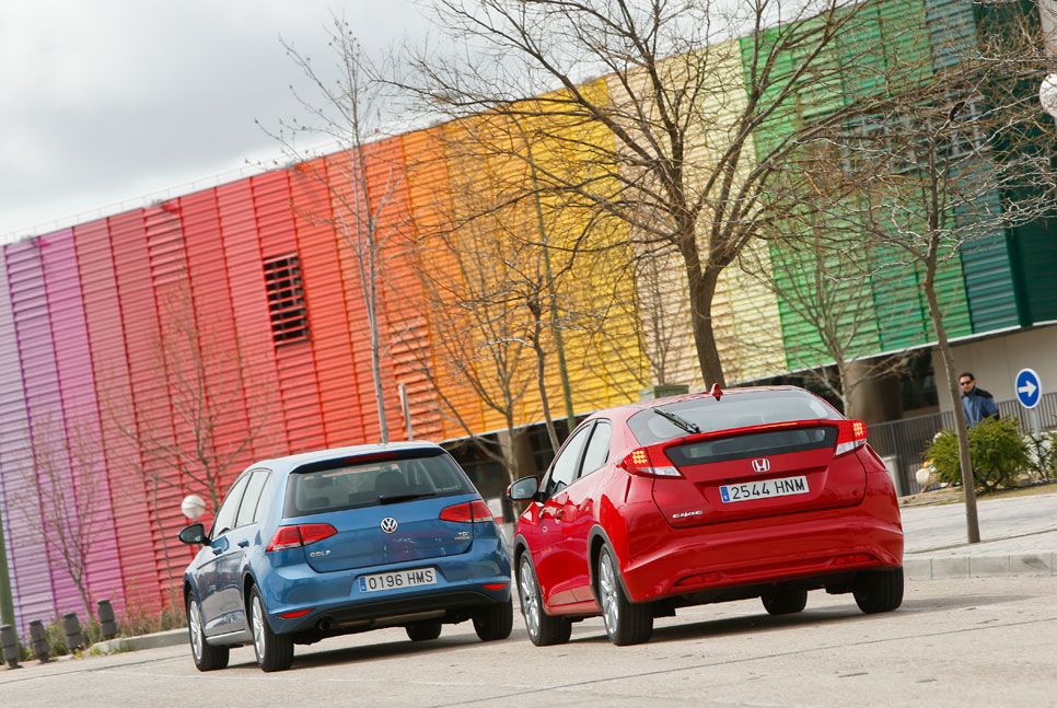 Honda Civic 1.6 i-DTEC vs VW Golf 1.6 TDI