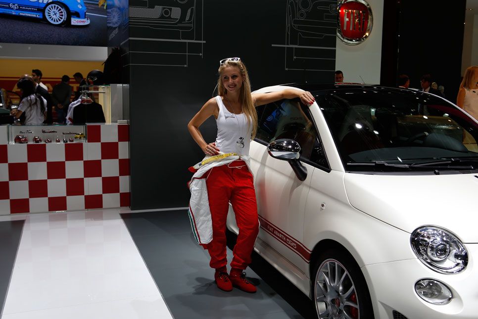 Las chicas del Salón de Frankfurt 2013