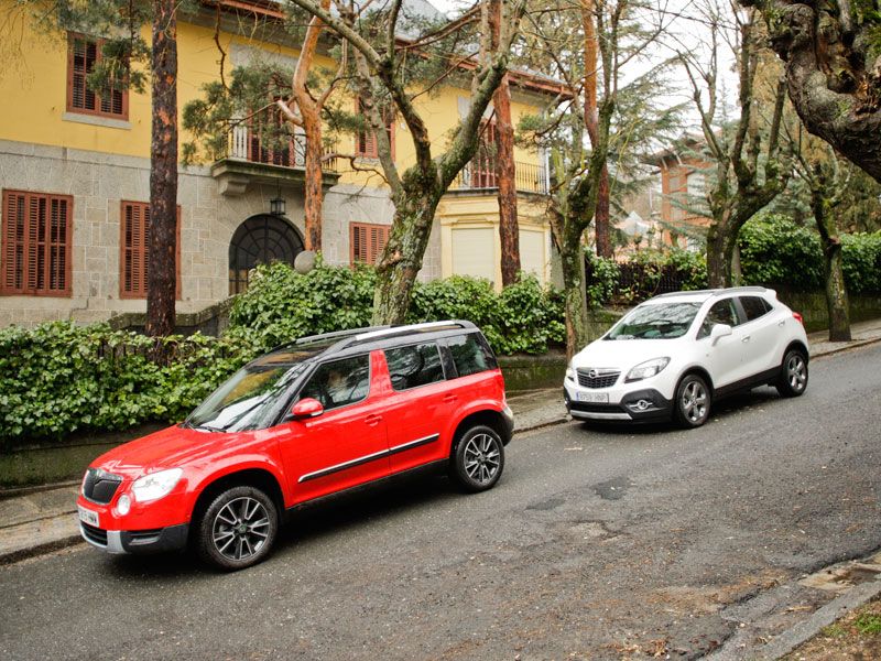 Skoda Yeti 2.0 TDI CR vs Opel Mokka 1.7 CDTI 130 Excellence 4x4 S/S