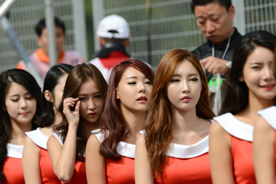 Las chicas del GP de Corea