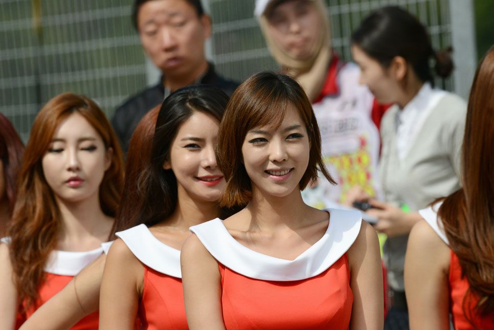 Las chicas del GP de Corea