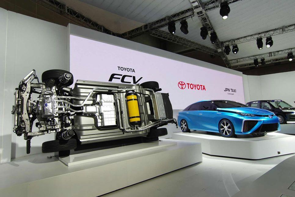 Toyota FCV, hidrógeno y electricidad