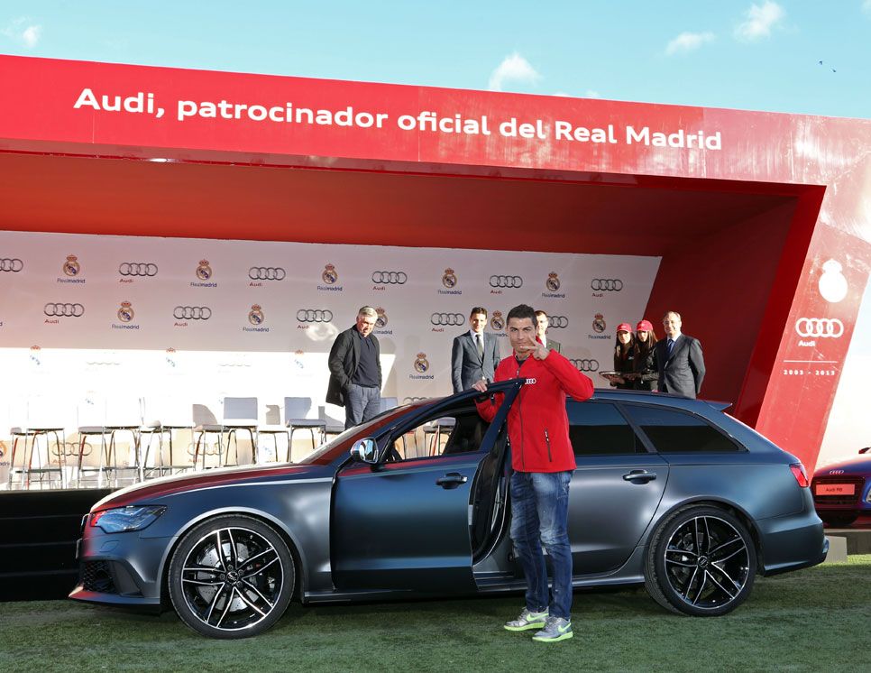 Audi entrega los coches al Real Madrid: todas las fotos