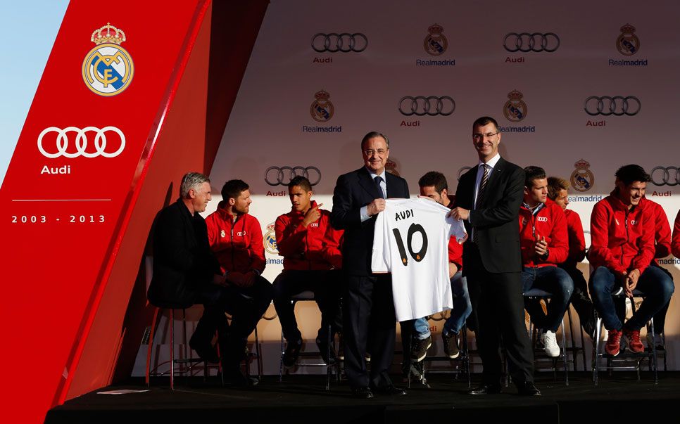 Audi entrega los coches al Real Madrid: todas las fotos