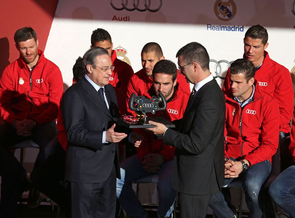 Audi entrega los coches al Real Madrid: todas las fotos