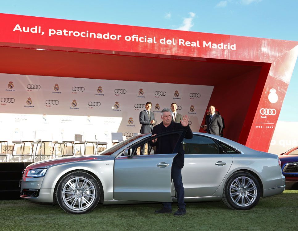 Audi entrega los coches al Real Madrid: todas las fotos
