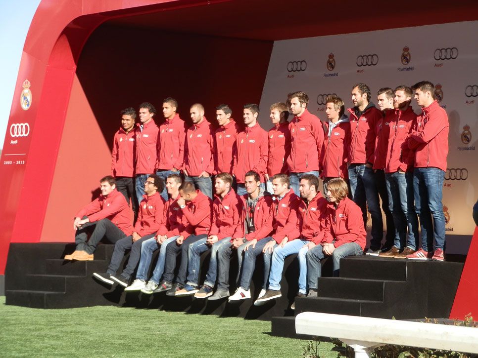 Audi entrega los coches al Real Madrid: todas las fotos
