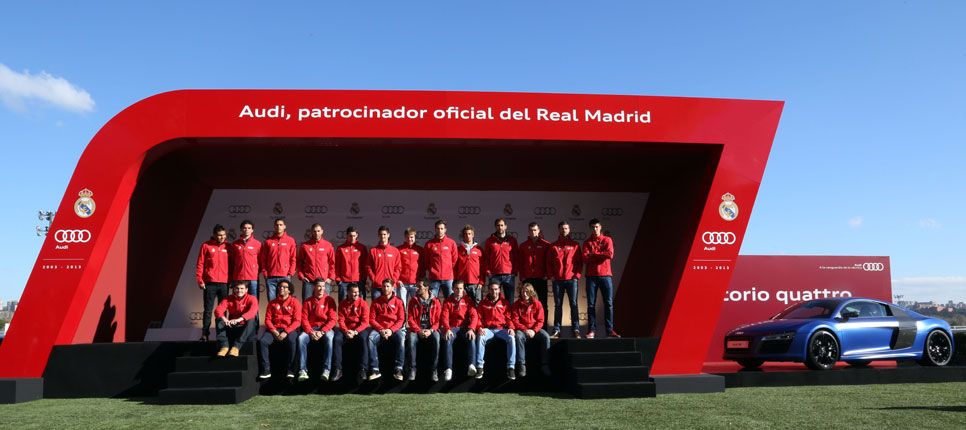 Audi entrega los coches al Real Madrid: todas las fotos