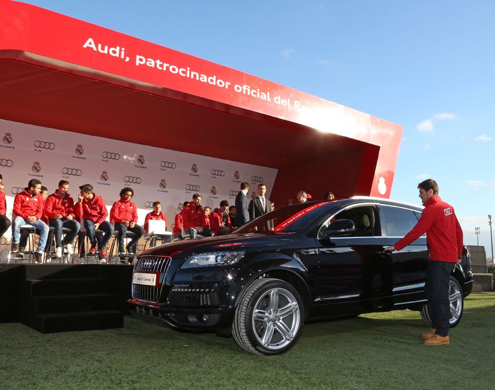 Audi entrega los coches al Real Madrid: todas las fotos