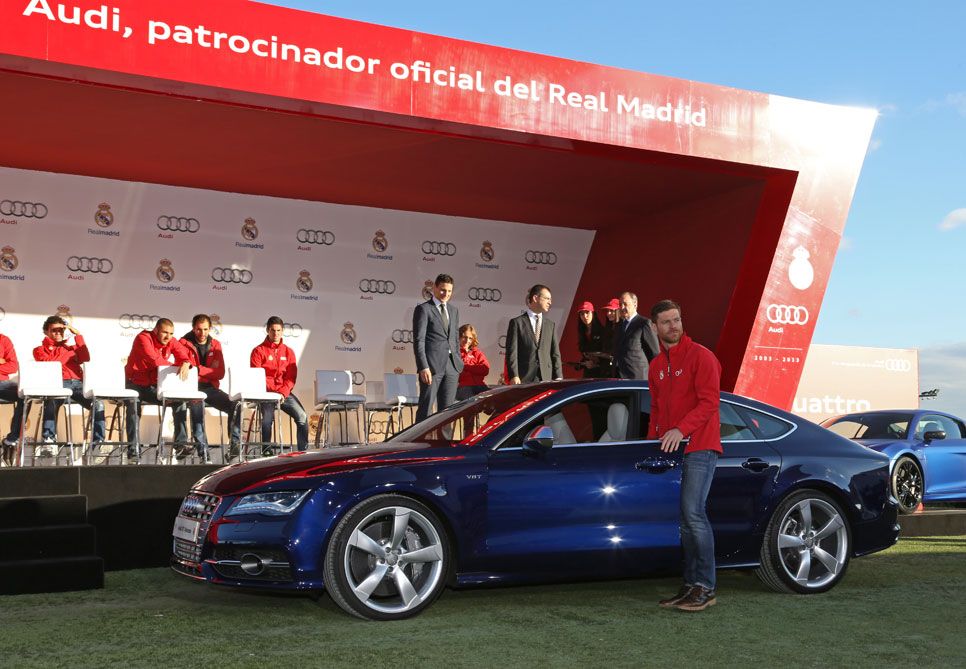 Audi entrega los coches al Real Madrid: todas las fotos