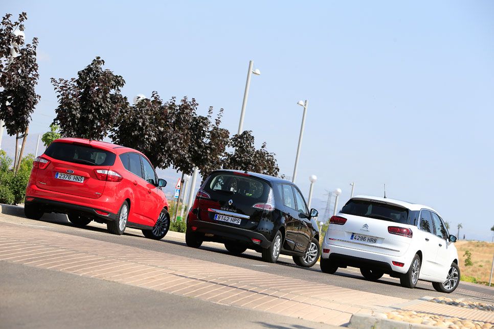 Citroën C4 Picasso vs Ford C-Max y Renault Scénic