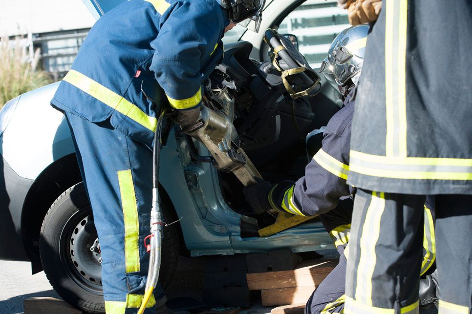 Renault y sus técnicas de rescate en un eléctrico