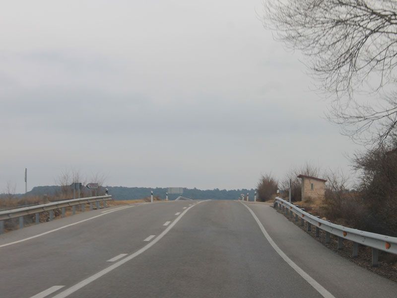 La N-122, en Soria, la carretera más peligrosa de España