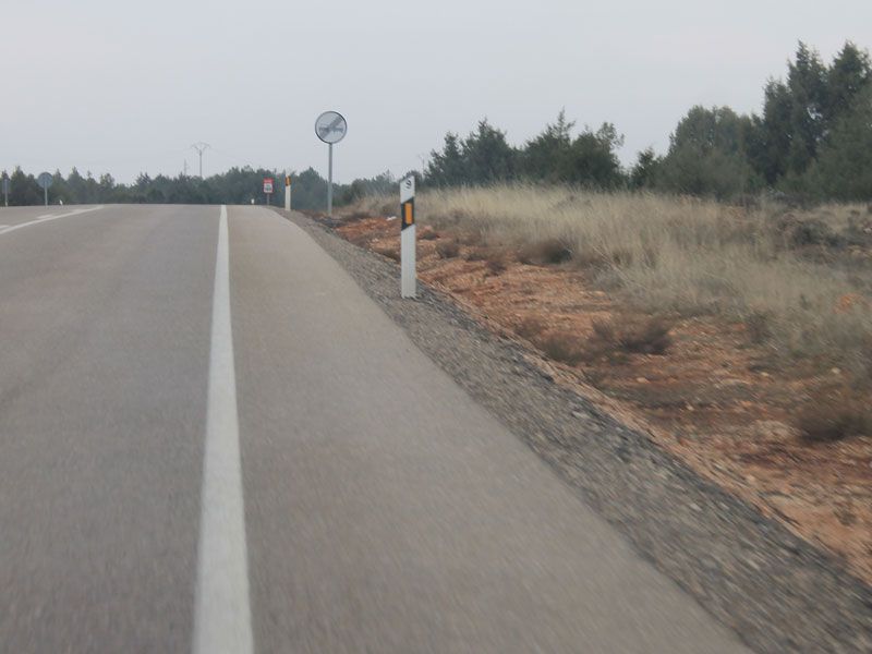 La N-122, en Soria, la carretera más peligrosa de España