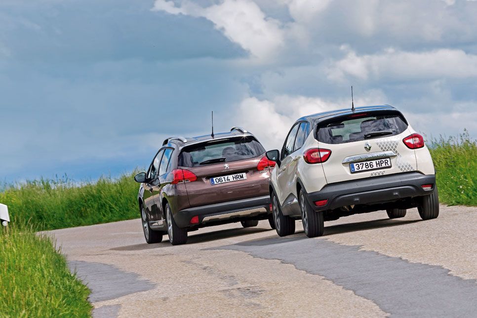 Renault Captur y Peugeot 2008