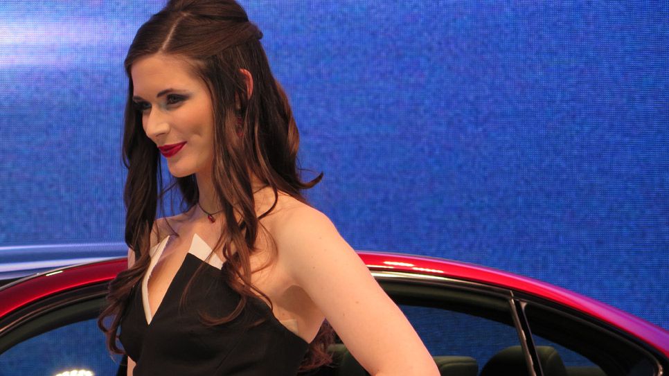 Las chicas del Salón de Detroit 2014