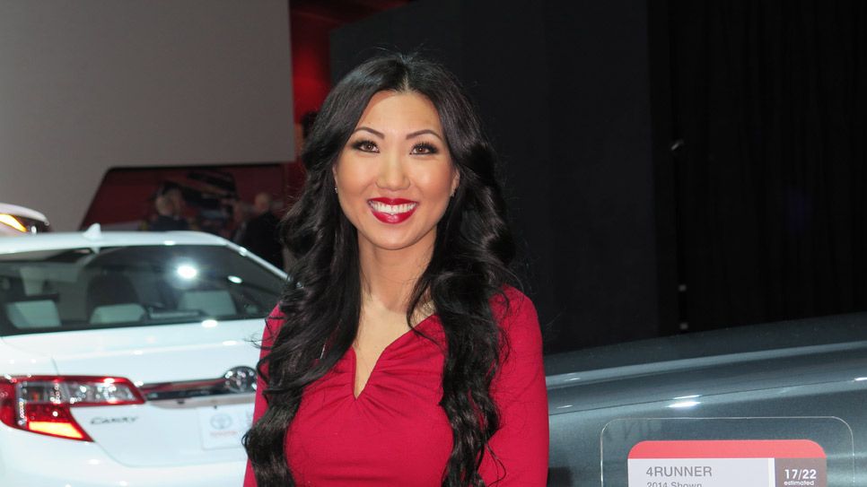 Las chicas del Salón de Detroit 2014