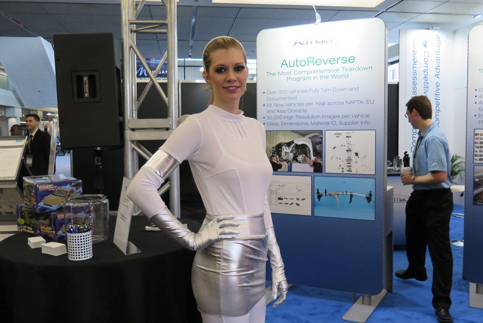 Las chicas del Salón de Detroit 2014