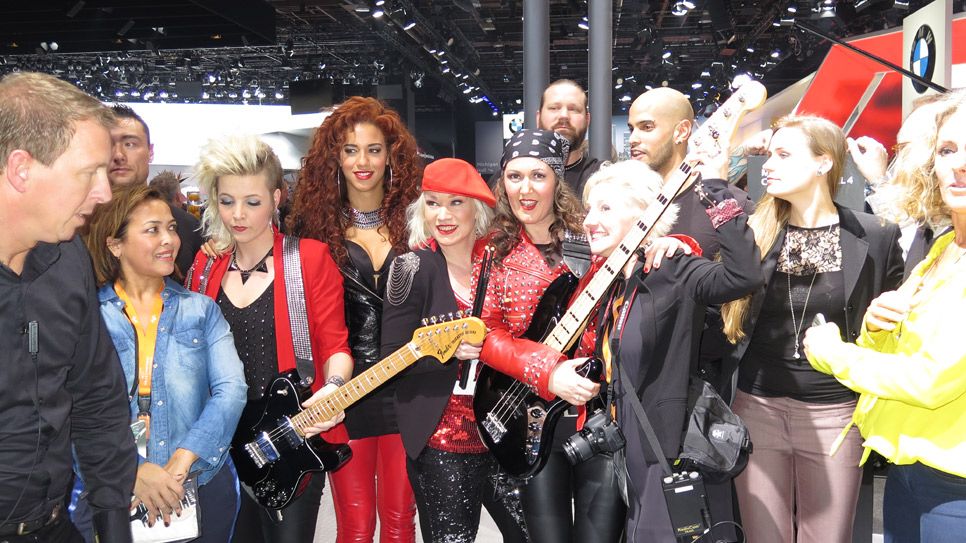 Las chicas del Salón de Detroit 2014